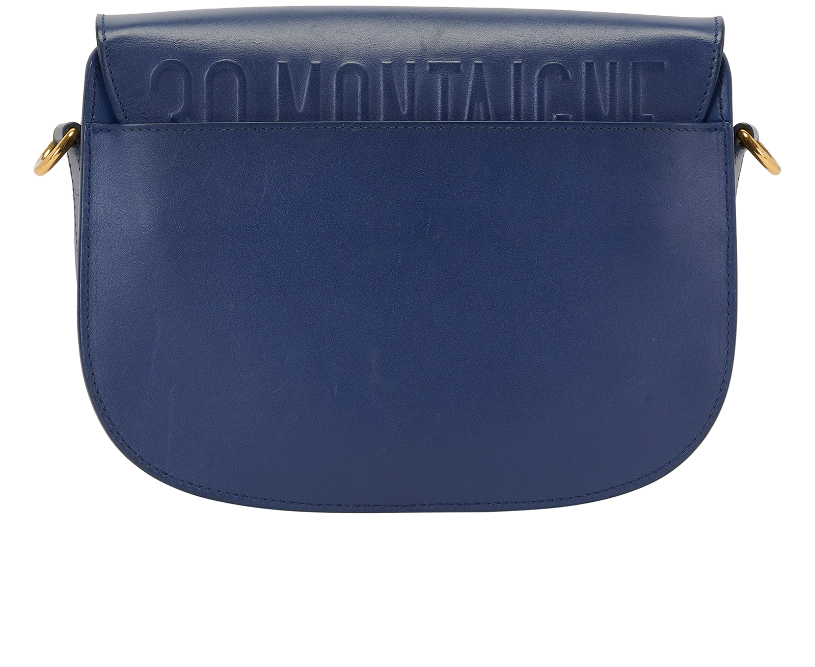 Medium Bobby Bag, &pound;895, Handbags, Blue, Leather, Back view